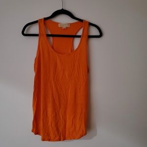 Michael kors soft orange tank Top Summer Bright Workout Layer Neon Racerback